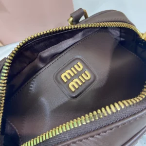 Miu Miu Women Arcadie Leather Bag-Bordeaux 5BB123ACR3