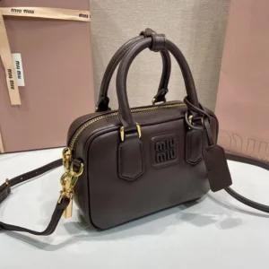 Miu Miu Women Arcadie Leather Bag-Bordeaux 5BB123ACR3