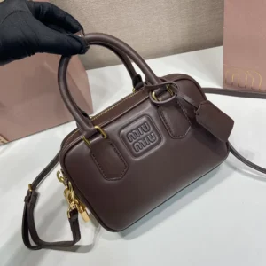 Miu Miu Women Arcadie Leather Bag-Bordeaux 5BB123ACR3