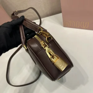 Miu Miu Women Arcadie Leather Bag-Bordeaux 5BB123ACR3