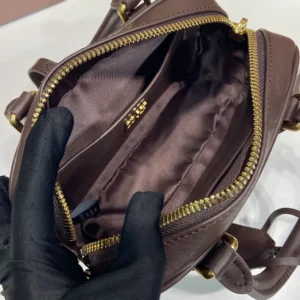 Miu Miu Women Arcadie Leather Bag-Bordeaux 5BB123ACR3