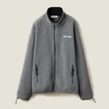Miu Miu Women Fleece sweatshirt-Grey MJL04215V3F0031