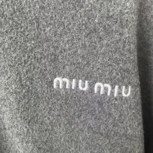 Miu Miu Women Fleece sweatshirt-Grey MJL04215V3F0031