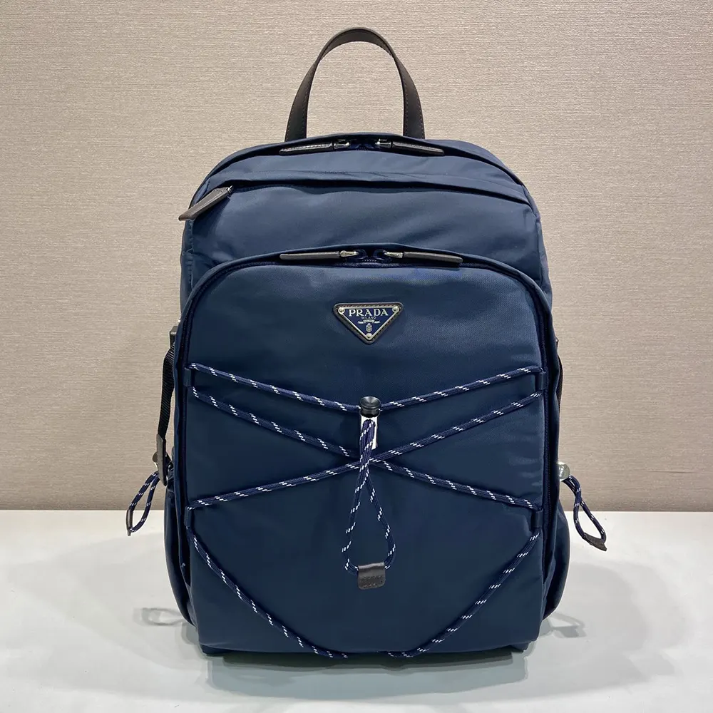 Prada Unisex Speedrock Re-Nylon And Leather Backpack 2VZ122