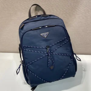Prada Unisex Speedrock Re-Nylon And Leather Backpack 2VZ122