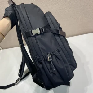 Prada Unisex Speedrock Re-Nylon And Leather Backpack 2VZ122