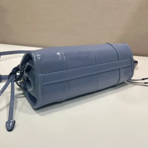 Prada Women Bonnie Leather Mini Handbag-Light Blue 1BA486