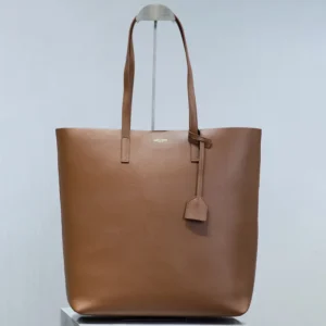 Saint Laurent YSL Women Shopping Saint Laurent in Leather-Brown 600306CS