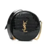 Saint Laurent YSL Women Vinyle Round Camera Bag in Black 13 Saint Laurent YSL Women Vinyle Round Camera Bag in Black