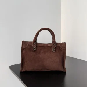 Balenciaga Women Le City Bag Small in Light Espresso 8114422AB