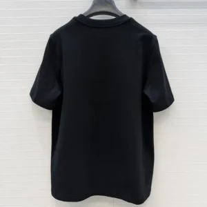Burberry Men Crystal EKD Cotton T-shirt-Black 81154811