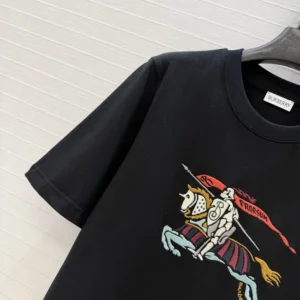 Burberry Men Crystal EKD Cotton T-shirt-Black 81154811