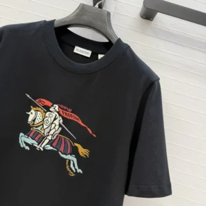 Burberry Men Crystal EKD Cotton T-shirt-Black 81154811