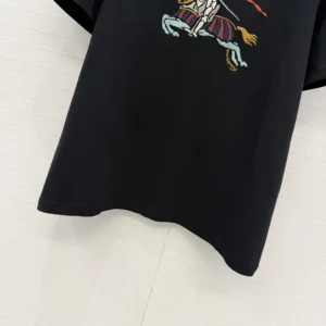 Burberry Men Crystal EKD Cotton T-shirt-Black 81154811