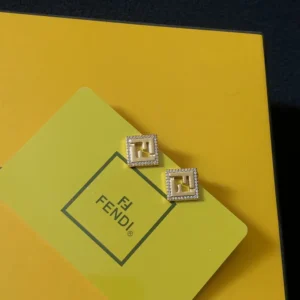 Fendi Women Forever Fendi Earrings Gold-Colored Metal