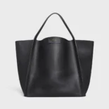 Celine Women Medium Cube Bag In Supple Calfskin-Black