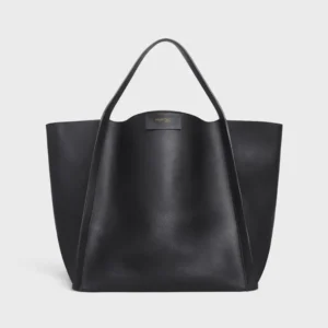 Celine Women Medium Cube Bag In Supple Calfskin-Black