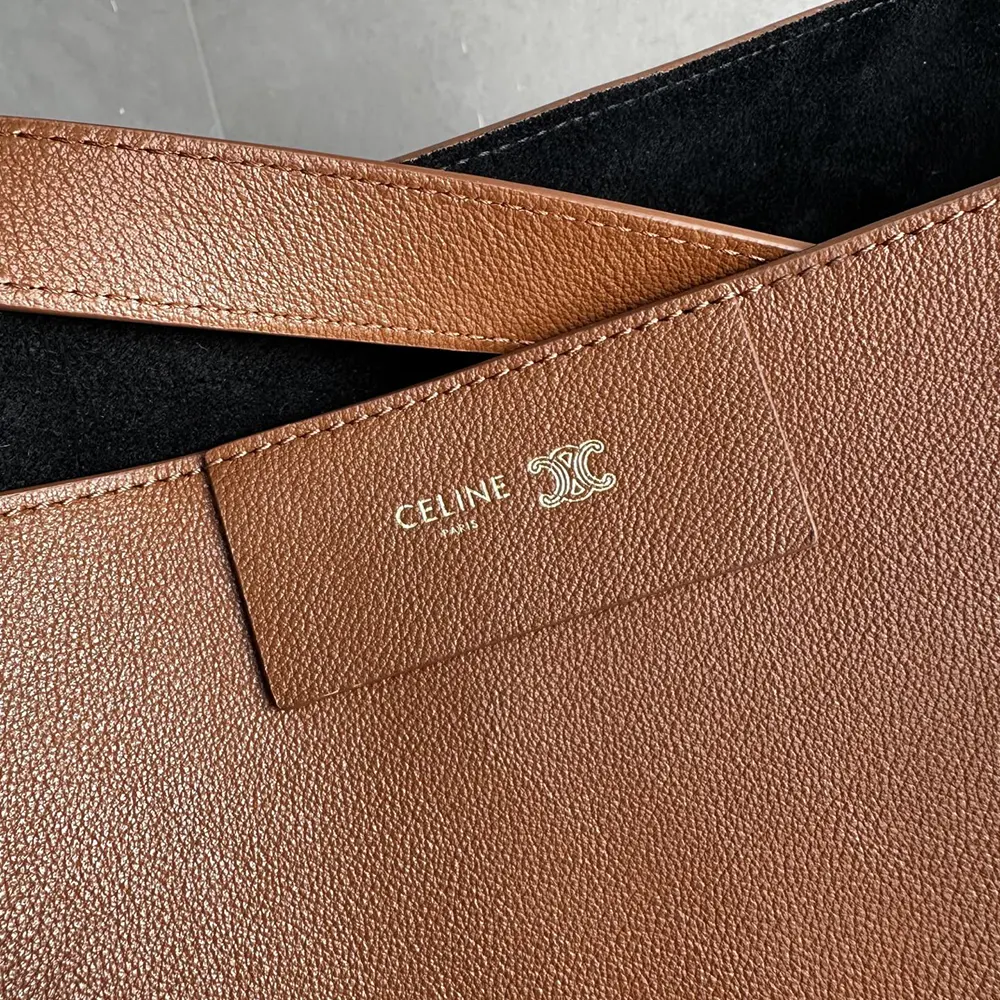Celine Women Medium Cube Bag In Supple Calfskin-Brown 8 Celine Women Medium Cube Bag In Supple Calfskin-Brown