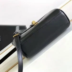 Celine Women Mini Soft 16 in Smooth Calfskin-Black