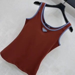 Celine Women Old Cotton Tank Top 3965919A6