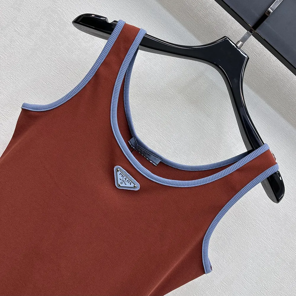 Prada Women Old Cotton Tank Top 3965919A6 6 Celine Women Old Cotton Tank Top 3965919A6