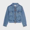 Celine Women Trucker Jacket in Denim RV0ZW930F