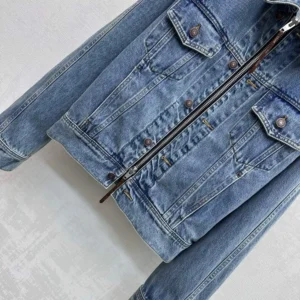 Celine Women Trucker Jacket in Denim RV0ZW930F