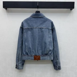 Celine Women Trucker Jacket in Denim RV0ZW930F