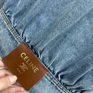 Celine Women Trucker Jacket in Denim RV0ZW930F