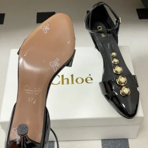 Chloe Women Cleia Heeled Sandal-Black CH26S16QWC001