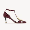 Chloe Women Cleia Heeled Sandal-Red CH26S16QWC602