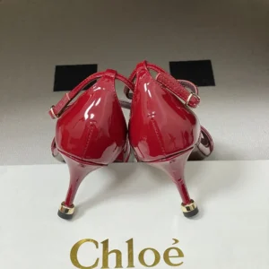 Chloe Women Cleia Heeled Sandal-Red CH26S16QWC602