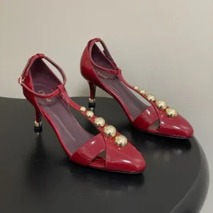 Chloe Women Cleia Heeled Sandal-Red CH26S16QWC602