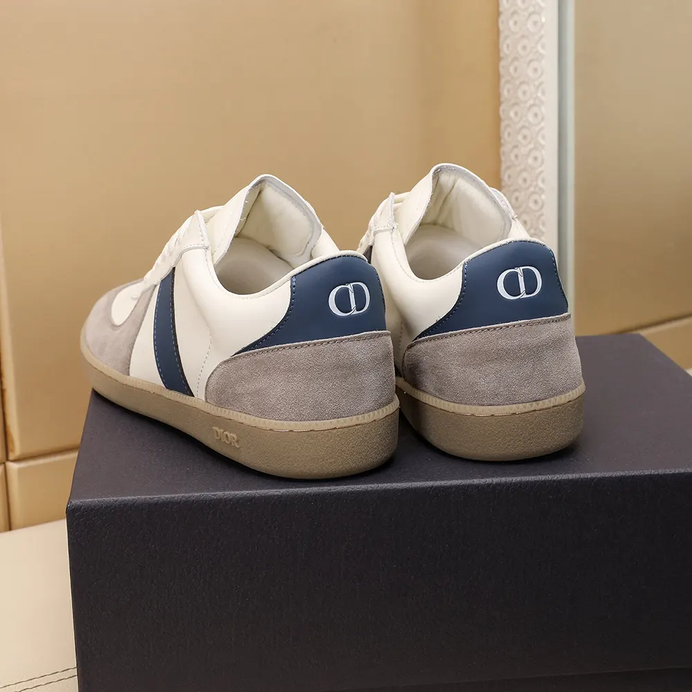 Dior Unisex B01 Matchpoint Sneaker Blue and White Smooth Calfskin with Gray Suede 8 Dior Unisex B01 Matchpoint Sneaker Blue and White Smooth Calfskin with Gray Suede