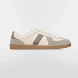 Dior Unisex B01 Matchpoint Sneaker Gray and White Smooth Calfskin with Gray Suede