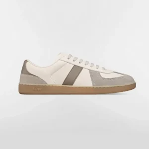 Dior Unisex B01 Matchpoint Sneaker Gray and White Smooth Calfskin with Gray Suede