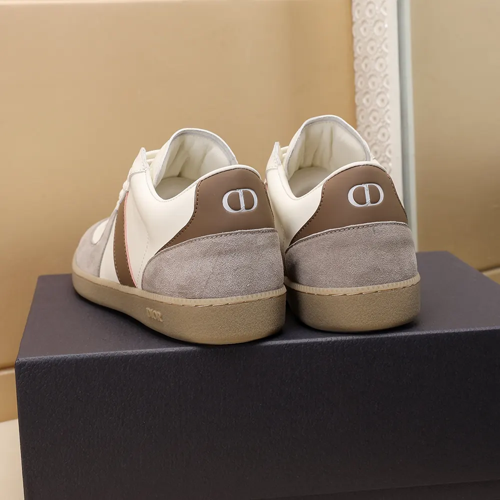 Dior Unisex B01 Matchpoint Sneaker Gray and White Smooth Calfskin with Gray Suede 8 Dior Unisex B01 Matchpoint Sneaker Gray and White Smooth Calfskin with Gray Suede