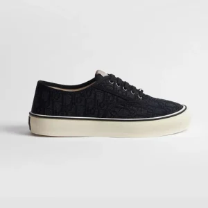 Dior Unisex Saltwind Sneaker Black Dior Oblique Jacquard 3SN348ZSA