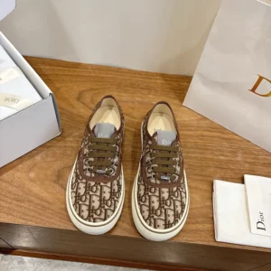 Dior Unisex Saltwind Sneaker Brown Dior Oblique Jacquard 3SN348ZSAH136