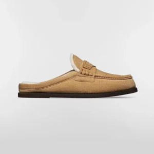 Dior Women Boy Mule Beige Suede Goatskin KDB922SKU