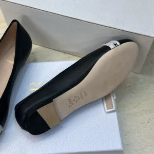 Dior Women J'Adior Ballet Flat Black Lambskin KCF202LAB