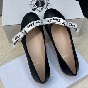 Dior Women J'Adior Ballet Flat Black Lambskin KCF202LAB