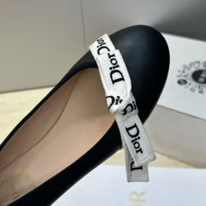 Dior Women J'Adior Ballet Flat Black Lambskin KCF202LAB