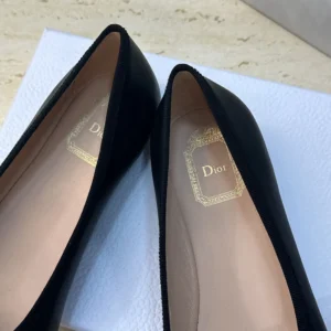 Dior Women J'Adior Ballet Flat Black Lambskin KCF202LAB