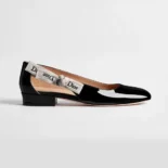 Dior Women J'Adior Ballet Flat Black Patent Calfskin KCF159VNI