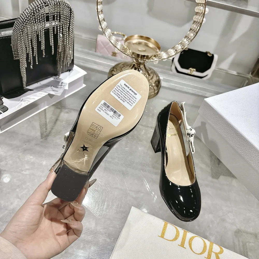 Dior Women J'Adior Pump Black Patent Calfskin KCV515VNI 10 Dior Women J'Adior Pump Black Patent Calfskin KCV515VNI