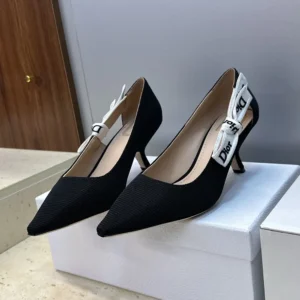Dior Women J’Adior Pump Black Technical Fabric KCV511NVA