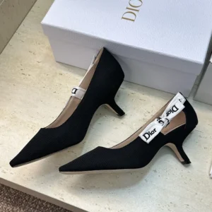 Dior Women J’Adior Pump Black Technical Fabric KCV511NVA