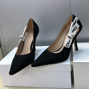 Dior Women J’Adior Pump Black Technical Fabric KCV512NVA