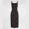 Dolce Gabbana D&G Women Carnations-Print Sheath Dress